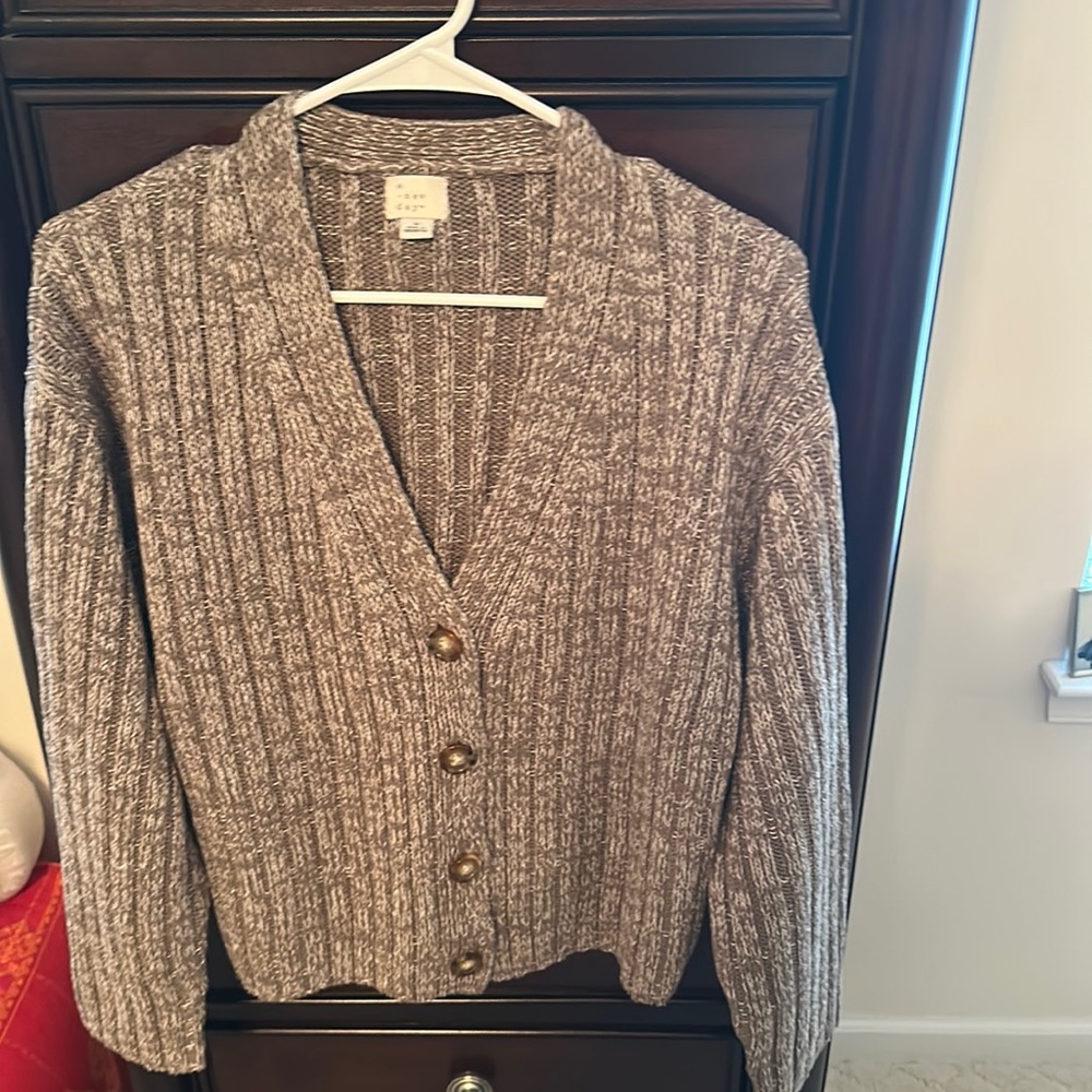 Women’s Brown & White Sweater